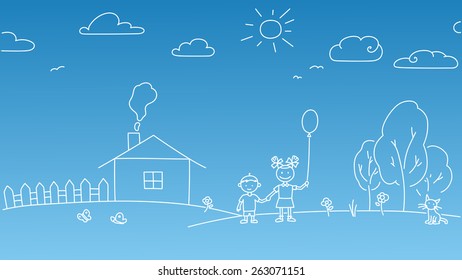 child's drawing