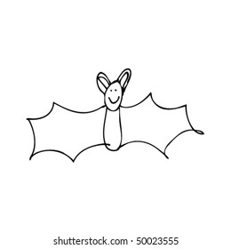 dibujo de un murciélago