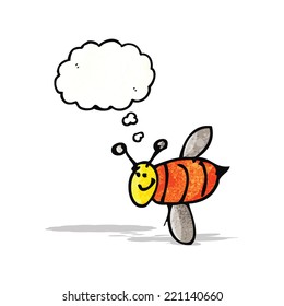 child's drawing of a bee