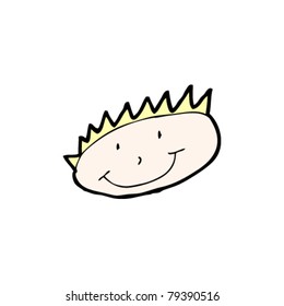 dibujo del niño de la cara de un niño