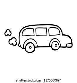 dibujo de un autobús para niños