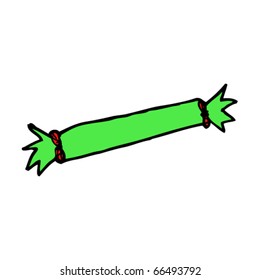 child's drawing of a christmas cracker