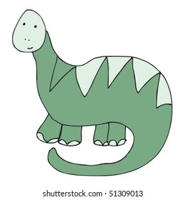 child's drawing of a dinosaur