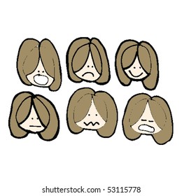 child's drawing of expressions
