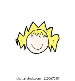 child's drawing of a face