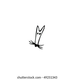 child's drawing of a fox