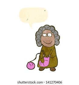 Child's Drawing Of A Grandmother