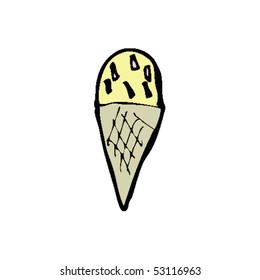 child's drawing of an ice cream child's drawing of an ice cream