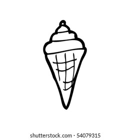 child's drawing of ice cream