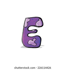 Zeichnung des Buchstabens e
