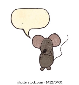 child's drawing of a mouse