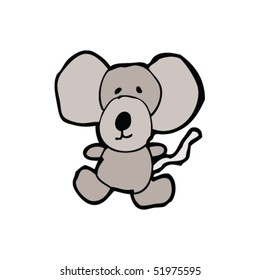 child's drawing of a mouse