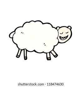 dibujo de una oveja por un niño