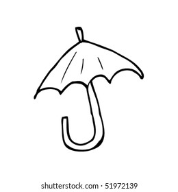 dibujo de un paraguas para niños