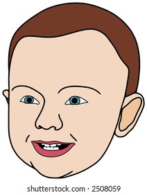 Child's face