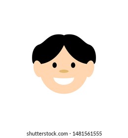 child's facial expressionsIcon Vector Logo Template Illustration Design. Vector EPS 10.