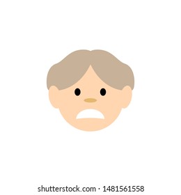 child's facial expressionsIcon Vector Logo Template Illustration Design. Vector EPS 10.