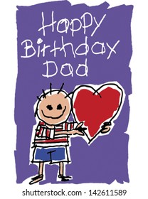 Child's Love Drawing