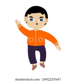 child's pose studying international children's book day art