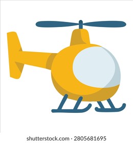 Childs Rotorcraft Plaything Flat Vector Art For Hobby And Recreation Graphics