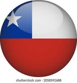 Icono de bandera de país redondeado de Chile