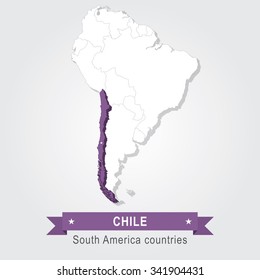 Chile. All the countries of South America.