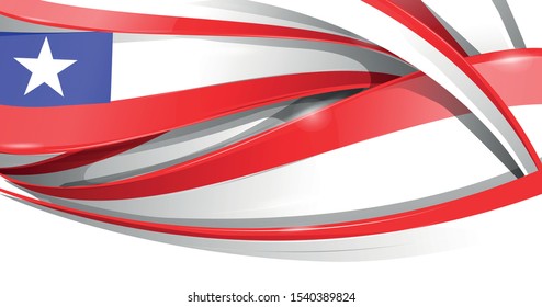 chile banner background flag . vector illustration