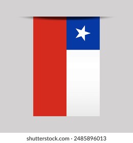 Chile Banner Flag Vector Illustration