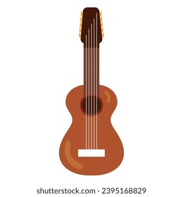 chile charango instrument illustration design