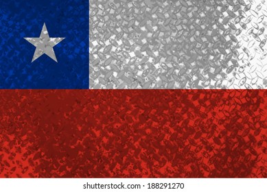 Chile, Chilean flag texture background vector illustration
