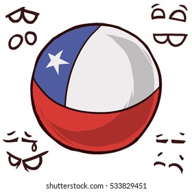 Similar Images, Stock Photos & Vectors of Chile country ball ...