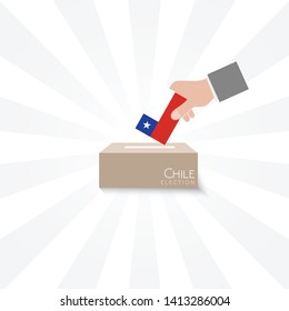 Chile Elections Vote Box Vector Work