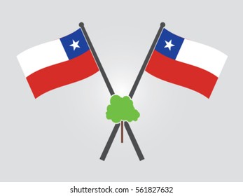 Chile Emblem Tree Jungle