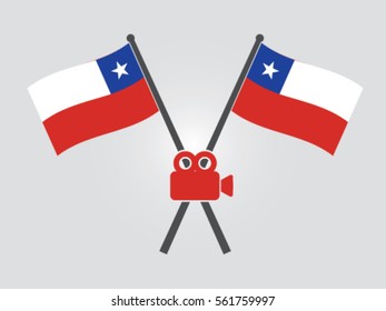Chile Emblem Video Camera
