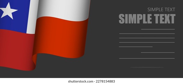 chile flag banner rectangle background,chile dark mode black tone wallpaper,website banner chile black and white tone with grey text.
