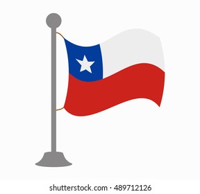 chile flag mast