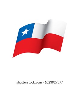 Chile Flag, Vector Illustration