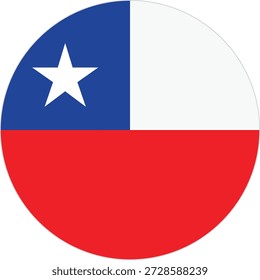Chile Flag vector Illustration stock illustration