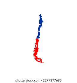 Chile flags icon set, Chile independence day icon set vector sign symbol