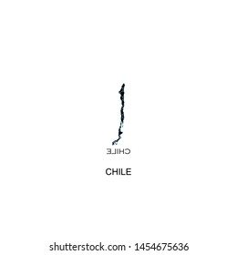 chile icon vector black design