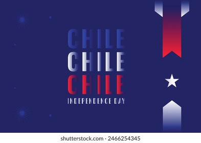 Chile Independence Day Celebrate Design