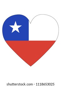 Chile Love Flag