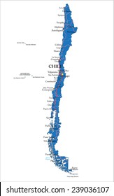 Chile map