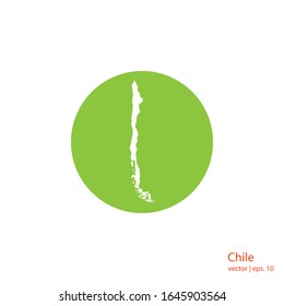 Chile Maps Logo Design Vector Template