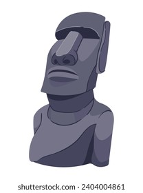 Kindermoai-Statue antike Design-Illustration