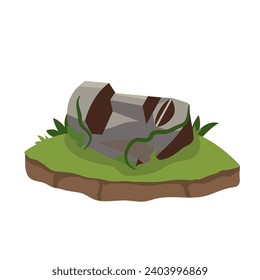 chile moai statue mystery illustration