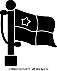 Chile national signal Flag Icon