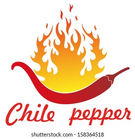 Chile Pepper. Vector Illustration