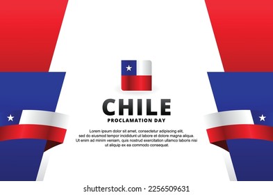 Chile Proclamation Day Background For Greeting Moment
