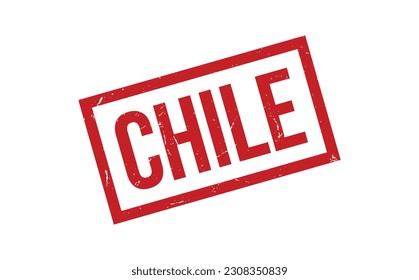 Chile Rubber Stamp Seal Vector